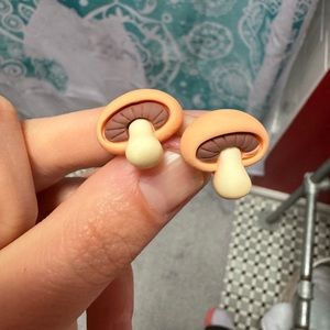 Brand New (never worn) mushroom earrings!